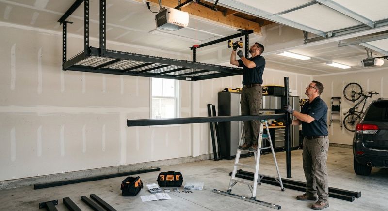 Ceiling Rack Installation in Rockville, MD