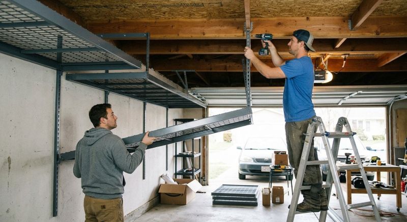 Ceiling Rack Installation in Alexandria, VA