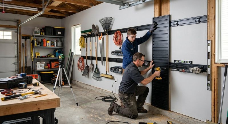 Garage Tool Rack Installation in Alexandria, VA
