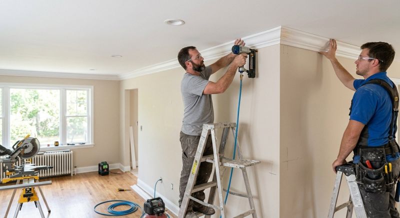 Shoe Molding Installation in Wilmington, NC